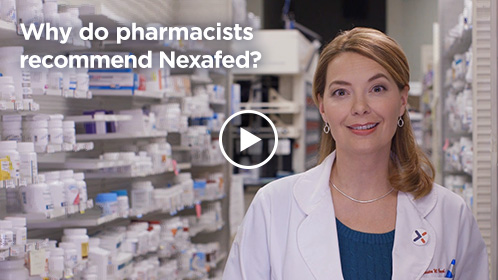 Why do pharmacists recommend Nexafed?